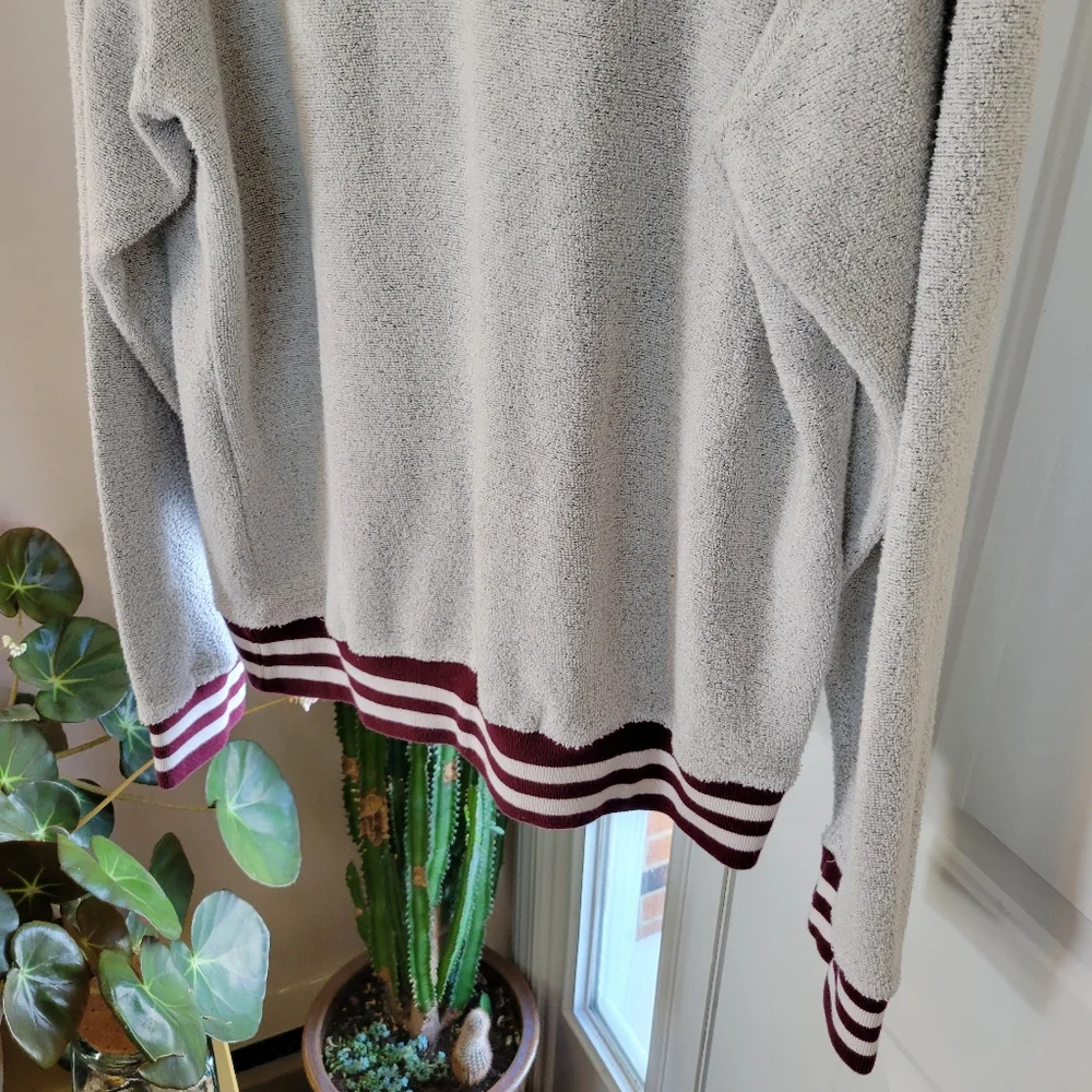 Virginia Tech Hokies Novelist Speckle Fleece Pullover Sweatshirt,‎ Size 2XL